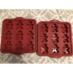 Trudeau Christmas Holiday Gingerbread Chocolate Cookie Cake Soap Mold Silicone 2